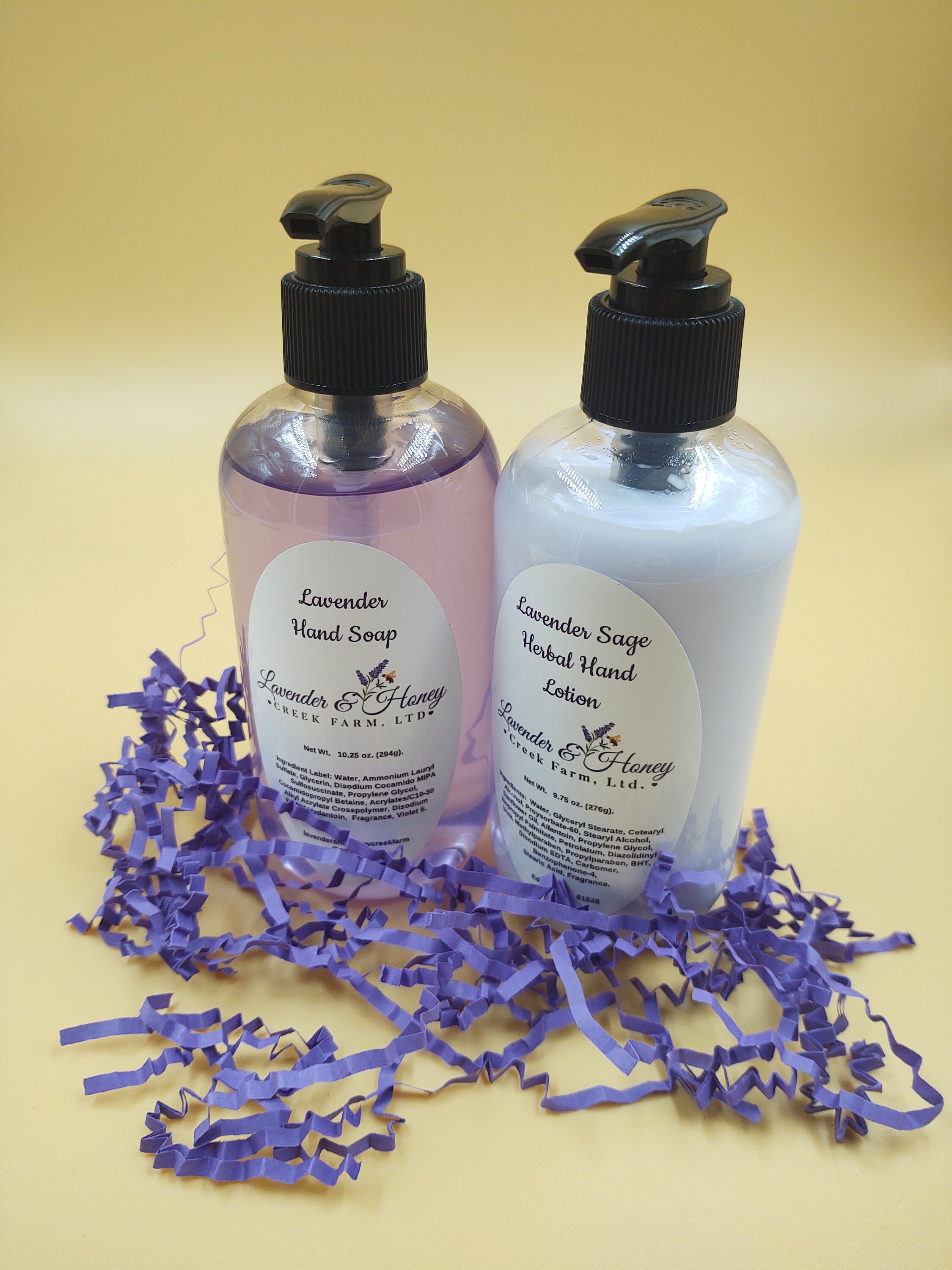 Lavender Soap and Lotion Gift Set Etsy