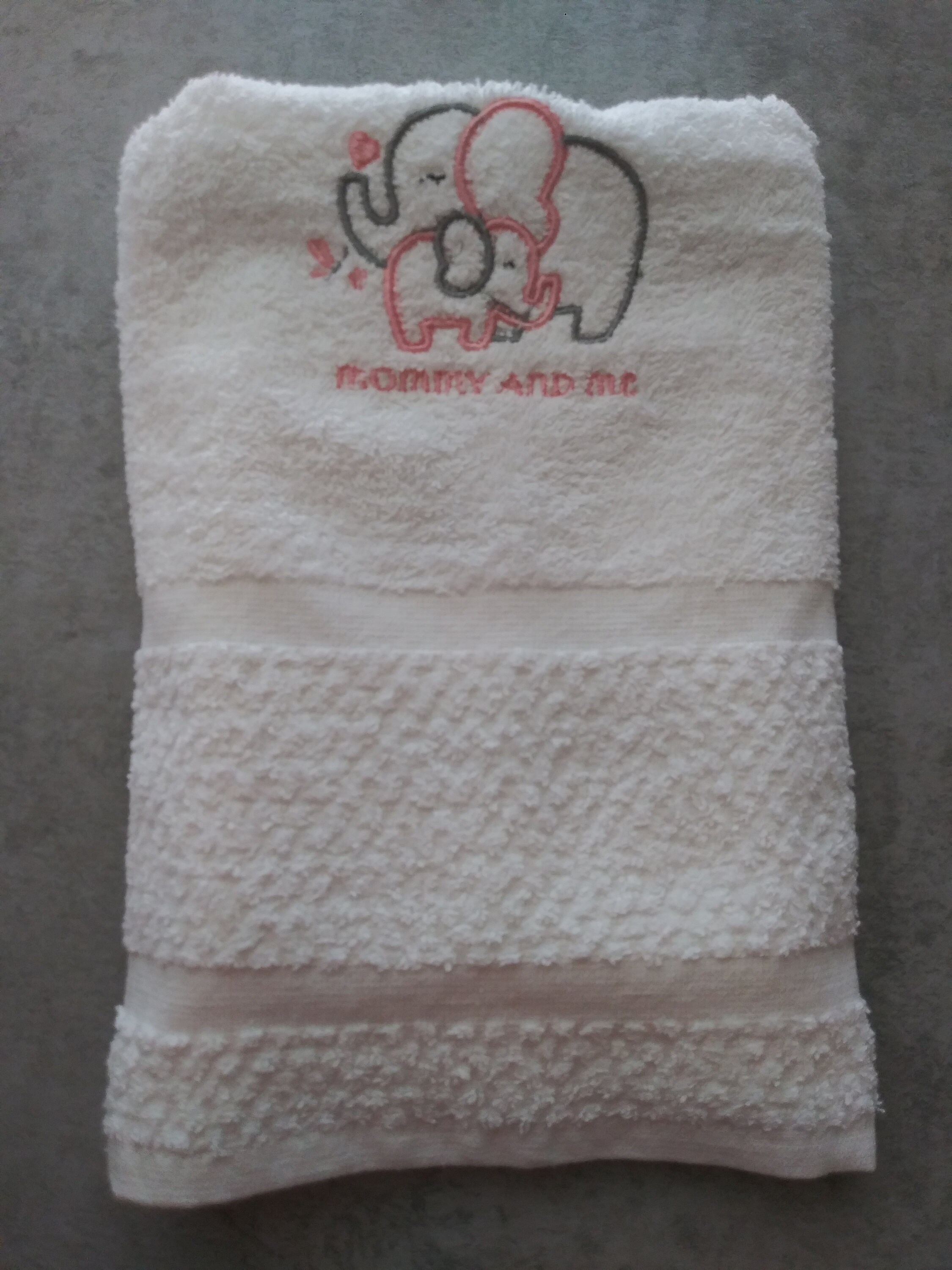 Baby elephant bath towel with your child's name and Etsy