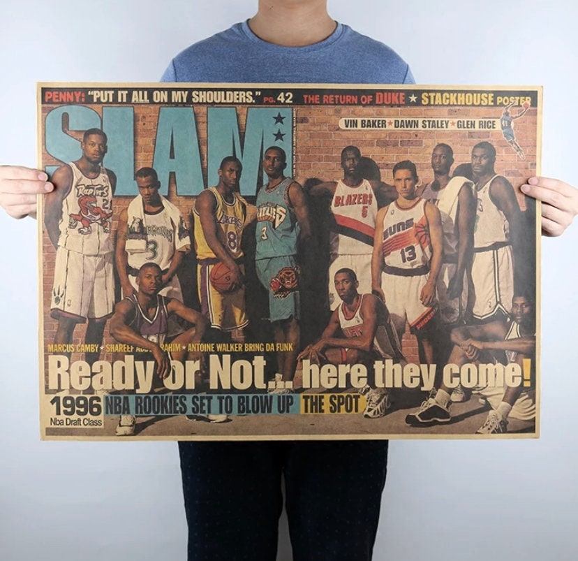 1996 NBA Draft Class Slam Magazine Cover 