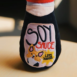 Bottle of Soy Sauce Dog Toy