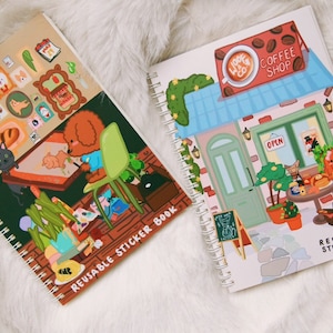 Reusable Sticker Book, Blank Pages, Cute Sticker Book