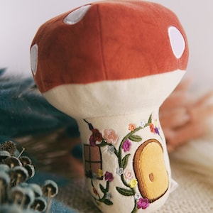 Mushroom House Dog Toy