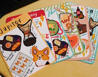 Custom Dog Sticker Sheet, Pet Portrait Stickers