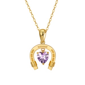 Dark Horse Lucky & Loved June Birthstone Necklace Alexandrite