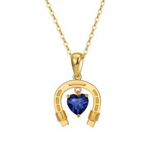 Dark Horse Lucky & Loved December Birthstone Necklace Tanzanite