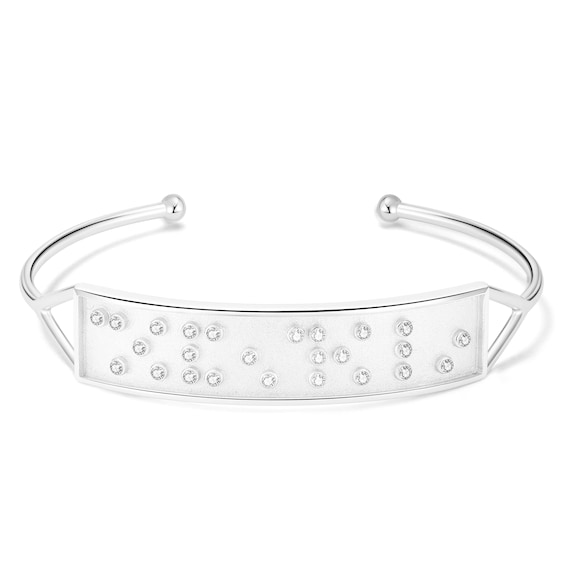 I LOVE YOU Silver Cuff