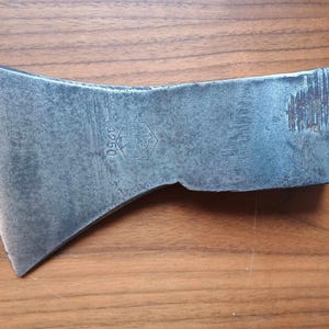 Vintage German &quot;J.WIEBELHAUS & CO.&quot; 1000 - C60 - Axe Hatchet Head - Tomahawk Hunting Tool  - Germany Vintage 1940-60s