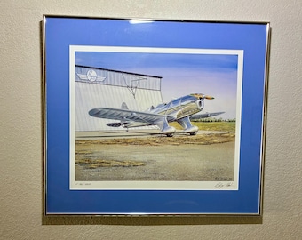 Vintage limitierte Rayon ST Lithographie-Druck von Robyn Clark 1988