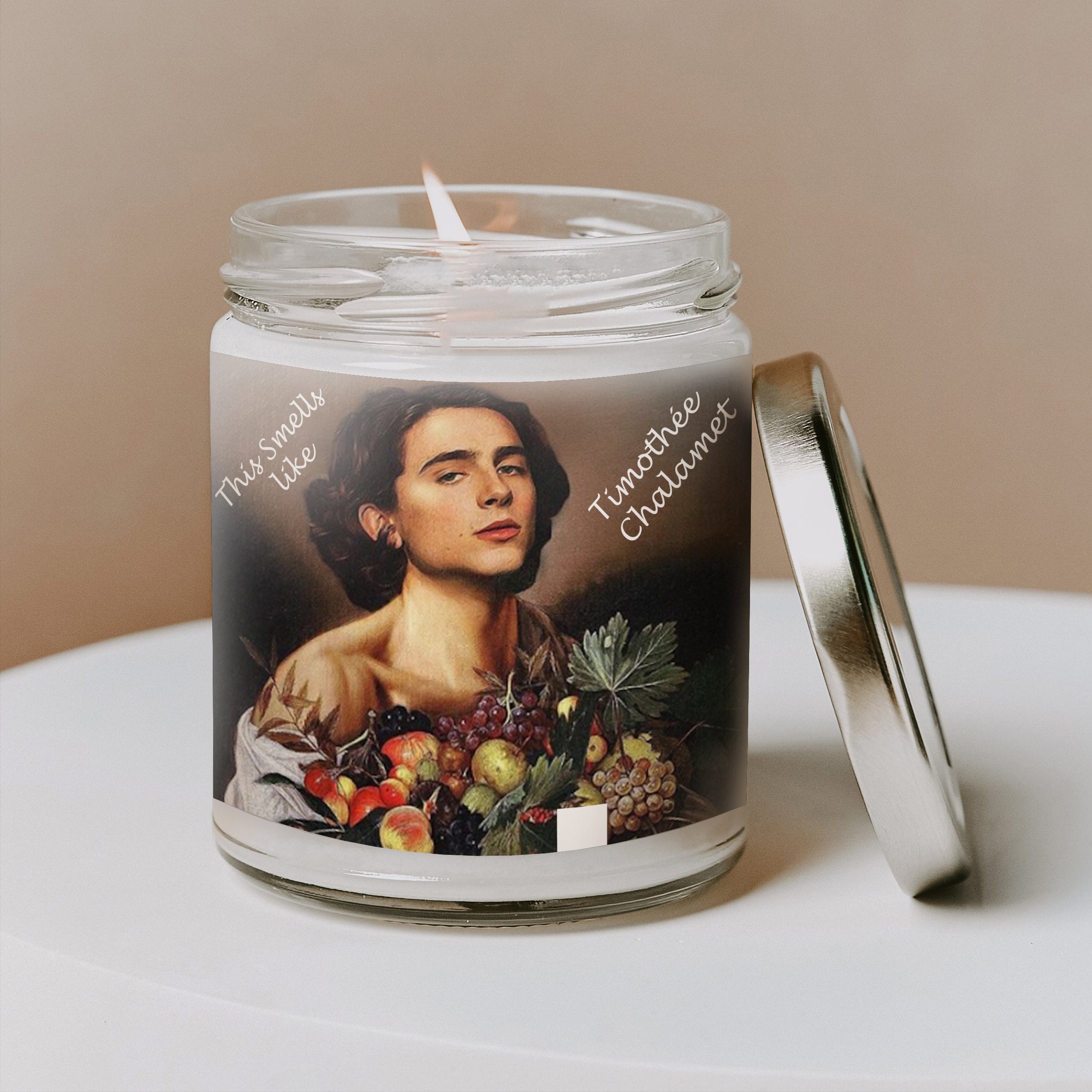 This Smells like Timothée Chalamet Candle Pop Culture Gifts Etsy