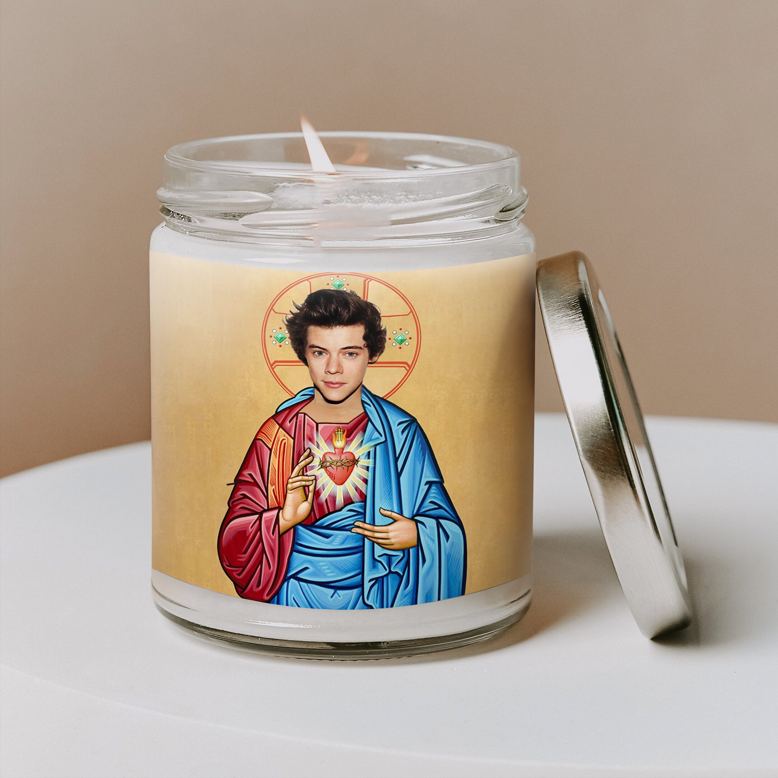 Harry Styles Saint Candle Etsy