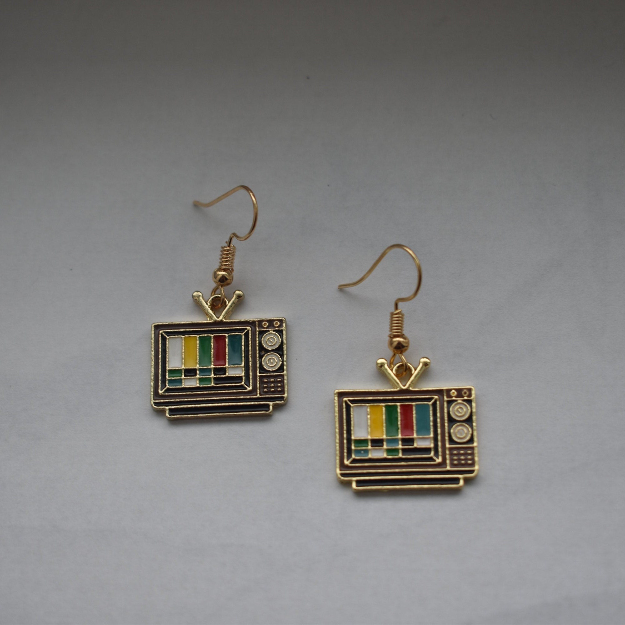 Vintage TV Earrings Etsy