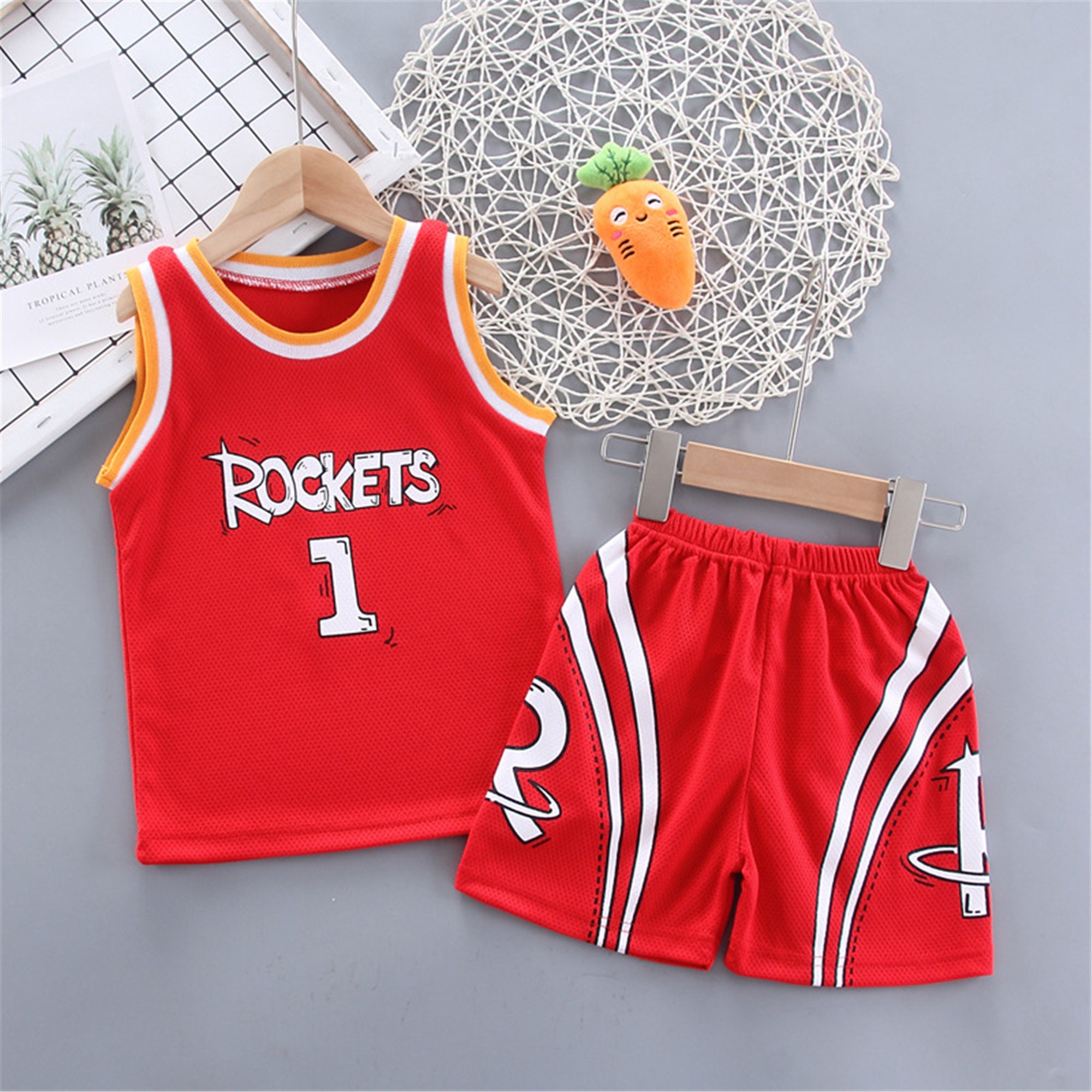 Kids children basketball clothes suit summer boys and girls Etsy