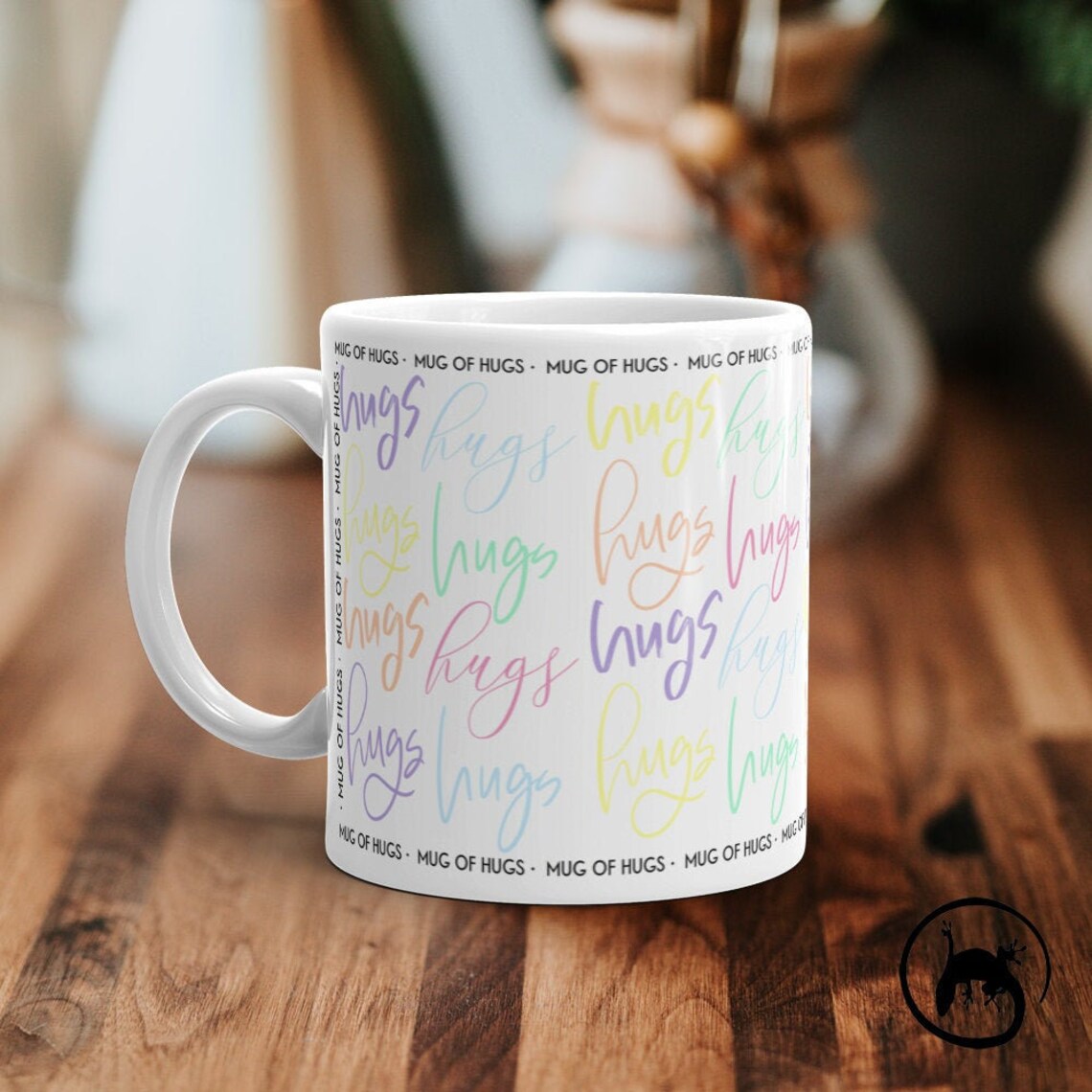 Mug of Hugs Hug In A Mug Ceramic Mug With Quote Gift For Etsy