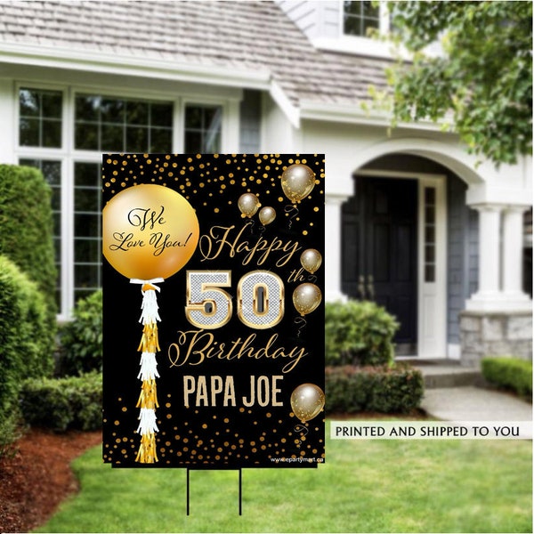 Custom birthday LAWN SIGN, Honk drive-by birthday, Personalized Birthday Honk Yard Sign, Personalized Name Birthday Yard Sign