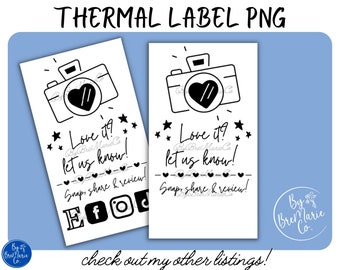 Thermal Label Design, Thermal Label PNG, Packaging Stickers, Shipping Labels, Small Business Packaging, Thermal Labels, Social Media Sticker