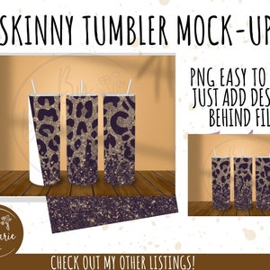 Skinny Tumbler Mock up, Add your image, Stainless steel tumbler mockup, Tumbler Full Wrap Sublimation Template