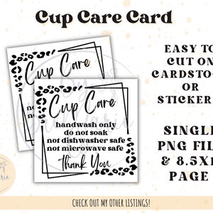 mug care card svg, cup care card svg mug care card for