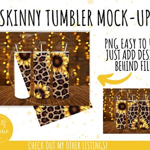 Skinny Tumbler Mock up, Add your image, Stainless steel tumbler mockup, Tumbler Full Wrap Sublimation Template