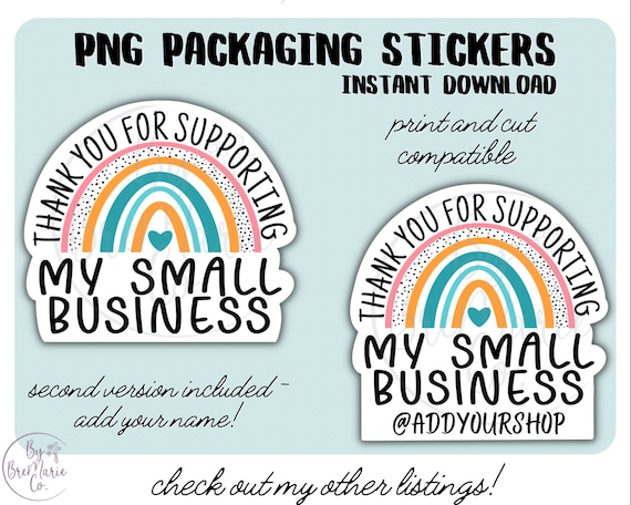 ADD YOUR LOGO sticker file, Business sticker png, Shopping small sticker, Instant Download png sticker file, Print and Cut Sticker, Boho png