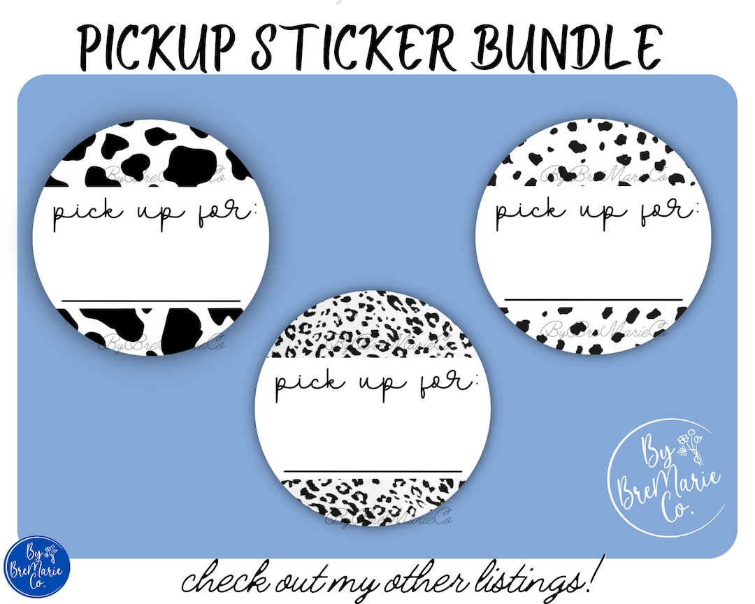 Pickup PNG Sticker, Porch Pick up Sticker, Printable Sticker, Pick up