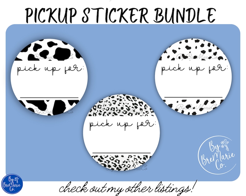 Pickup PNG Sticker Porch Pick up Sticker Printable Sticker Etsy