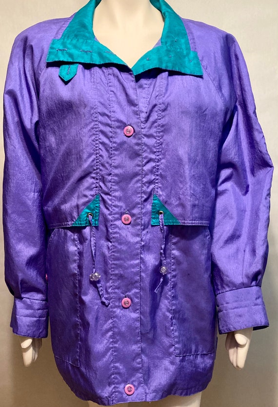 Current Seen Bright Purple Jacket, size Medium, vi