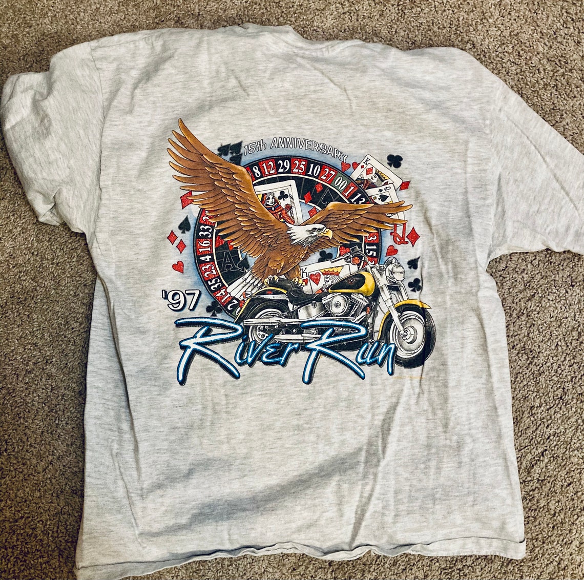 1997 Laughlin River Run Motorcycle Rally T Shirt-harley - Etsy