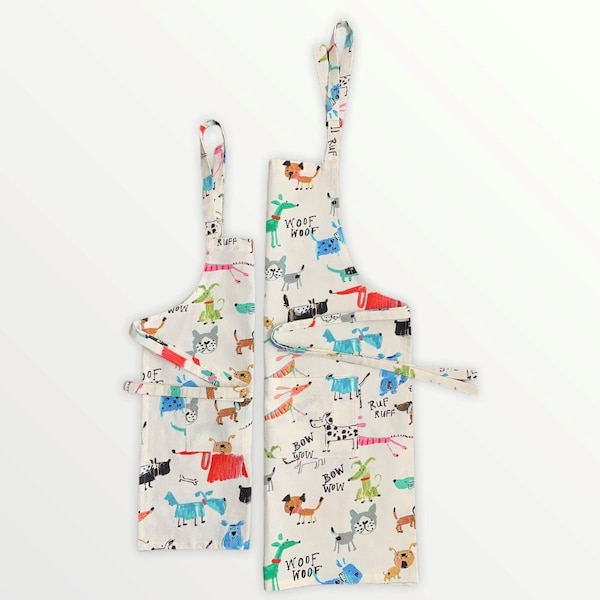 Mommy and Me Matching Apron, Mother's Day Gift, Kids Apron, Apron, Father's Day Gift, Daddy and Me Matching Apron