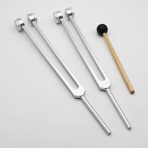 シューマン共鳴音叉ペア：加重54.81Hz＆62.64Hz