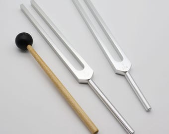 174 Hz Unweighted Tuning Fork | Sound Therapy | Handle 6 cm / 9 cm Options