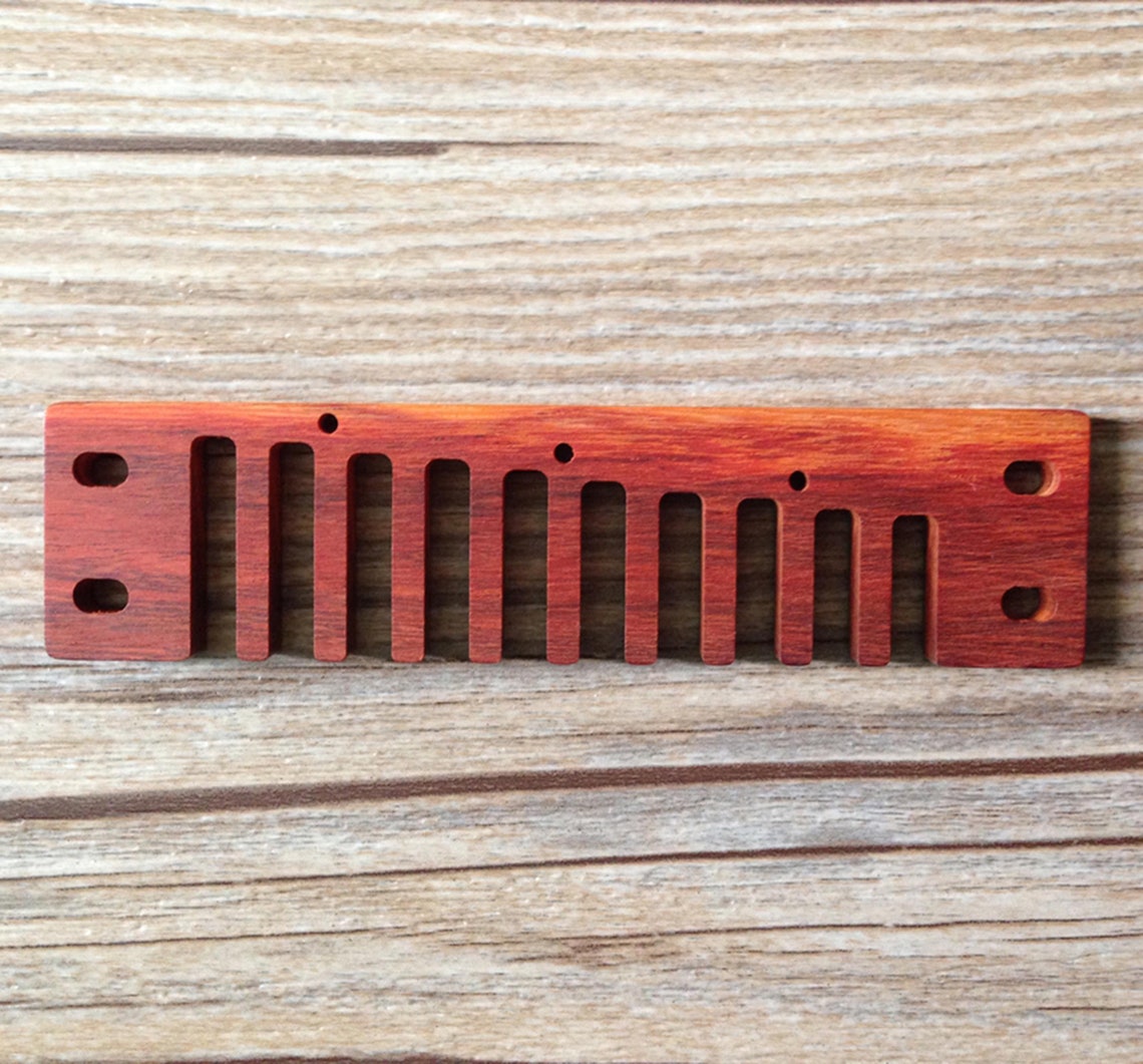 Harmonica Comb Custom Sandalwood Harmonica Comb Etsy