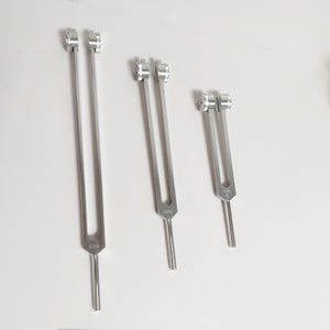Otto Tuning Forks, 32HZ 64HZ 128HZ Weighted Tuning Forks, Set of 3