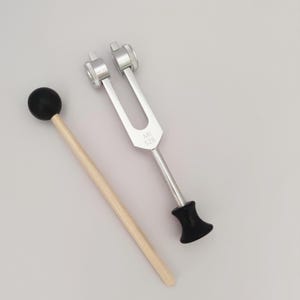528 Hz Weighted Tuning Fork,  Sound Last Longer Softer, Weighted Tuning Fork
