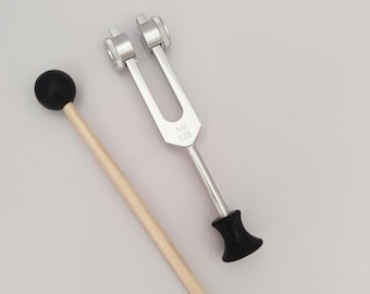 528 Hz Weighted Tuning Fork,  Sound Last Longer Softer, Weighted Tuning Fork