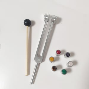 111Hz Tuning Fork with Gem Foot: Divine Frequency Sound Healing