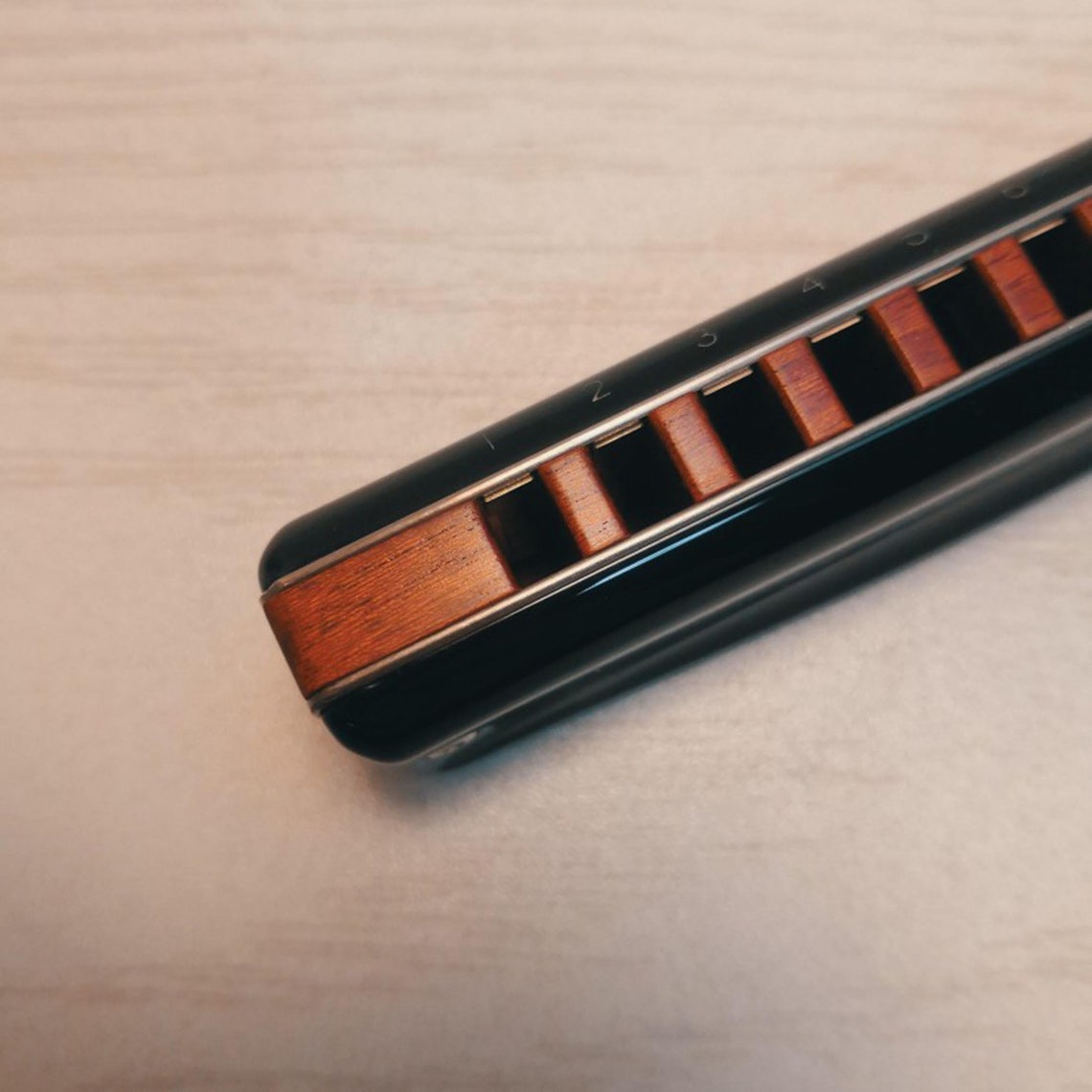 Harmonica Comb Custom Sandalwood Harmonica Comb Etsy