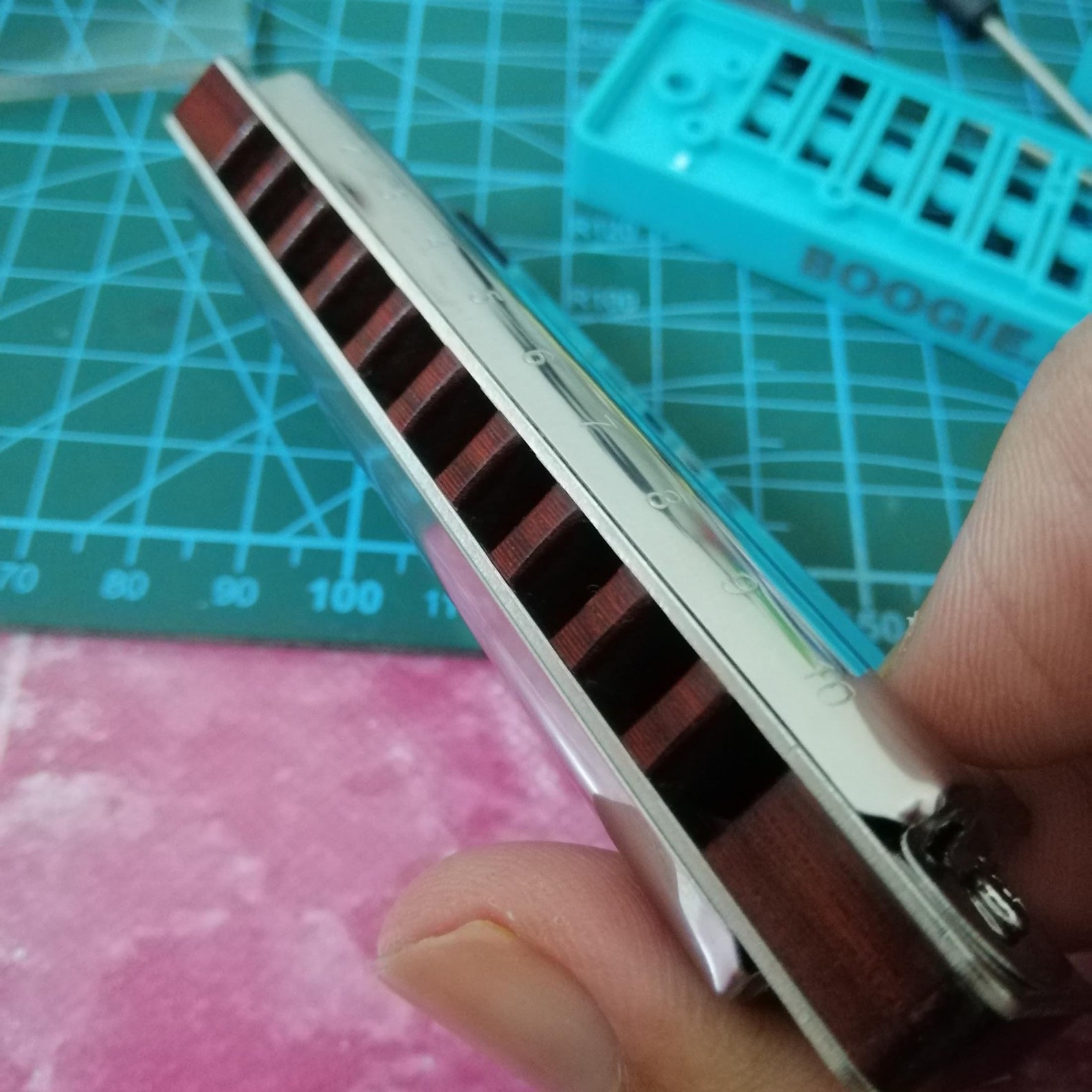 Harmonica Comb Custom Sandalwood Harmonica Comb Etsy