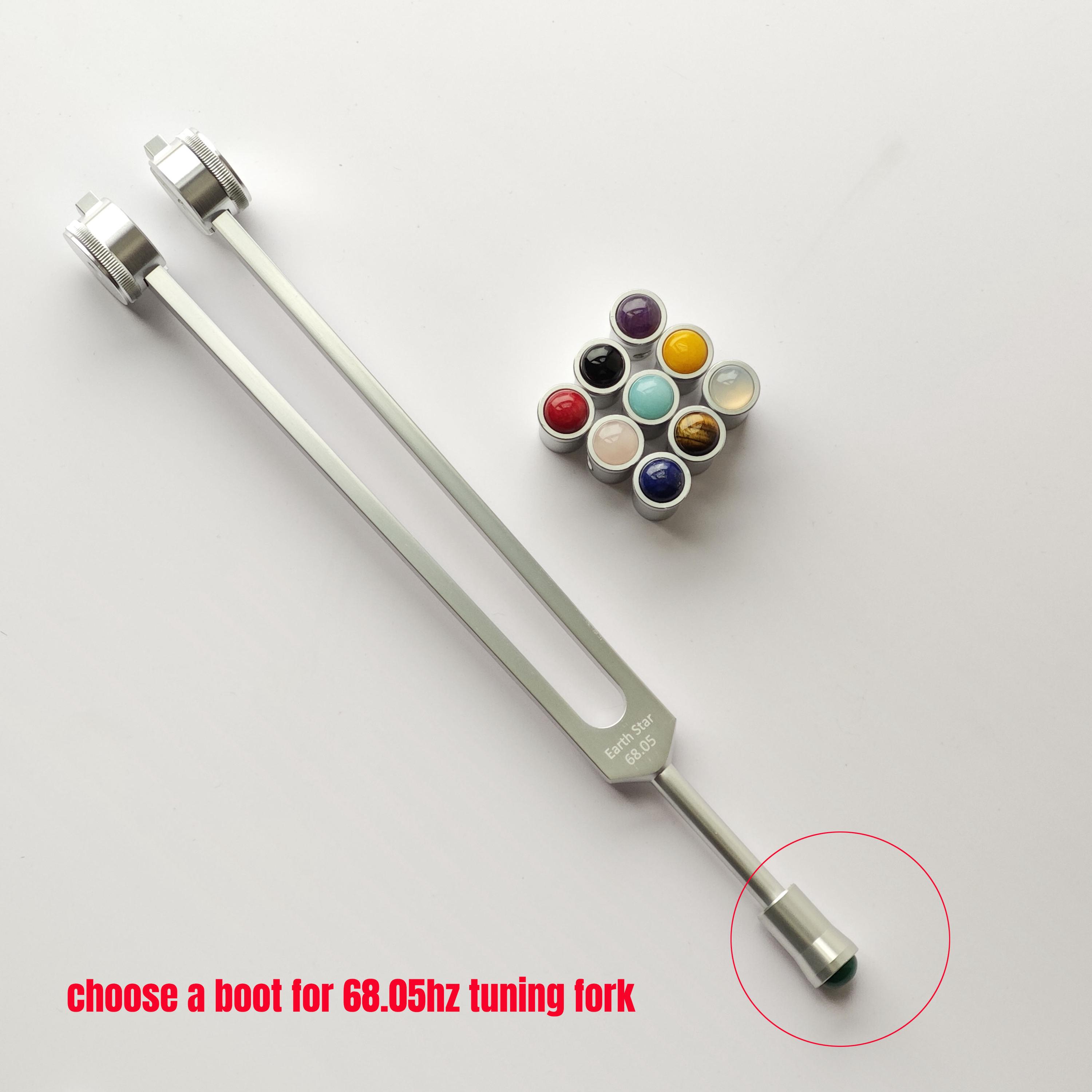 68.05Hz Weighted Tuning Fork with Gem Foot