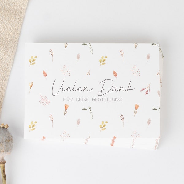 10 a 500 Tarjetas "Vielen Dank für deine Order" | Dankeskarten, Postkarten, Pedidos Kunde verpacken, Verpackung, Handmadeshop