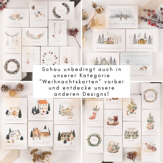 Museums & Galleries Lot De 20 Cartes Noël Caritatives Paysages Enneigés