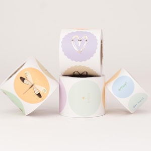 Aufkleber Mix, Smiley, For You / With love | Geschenkverpackung, Liebe, Geburtstag, Party