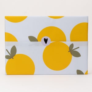 Carta velina Pomelo 50 x 70 cm | Incartamento regalo, imballaggio, confezionamento regalo, imballaggio, ordini di imballaggio