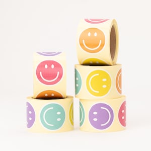 Aufkleber  Smiley mix | Sticker, Verpackung, Party, Geschenk, Strichgesicht