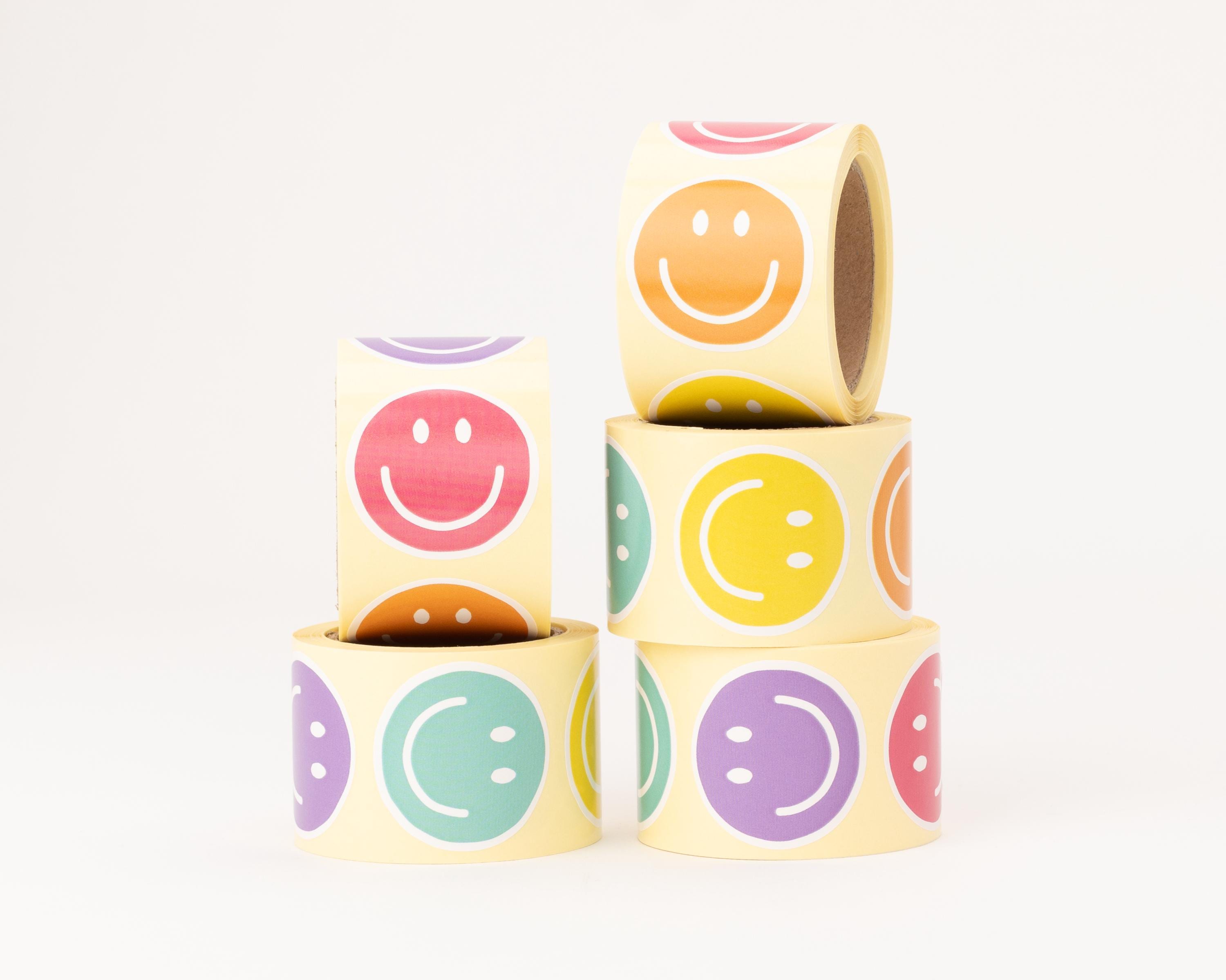 Sticker Smiley mix | Sticker, packaging, party, gift, stick face