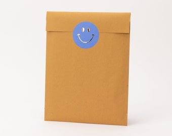 Bolsas de papel Papel kraft ocre | Bolsas de regalo, embalaje de regalo, bolsa plana, bolsas de papel, simple, chic, kraft