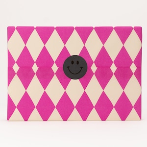 Seidenpapier Rauten, Pink / Beige 50x70 cm | Geschenkverpackung, Verpacken, Geschenkpapier, Verpackung, Verpacken Bestellungen, Sommer