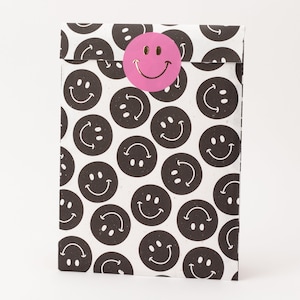 Aufkleber Smiley mix Sticker, Verpackung, Party, Geschenk, Strichgesicht Bild 5