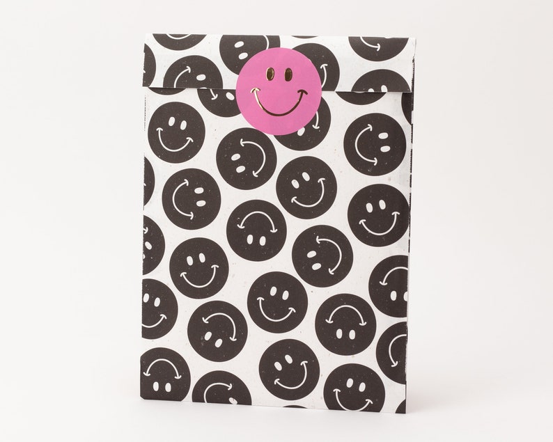 Aufkleber Smiley mix Sticker, Verpackung, Party, Geschenk, Strichgesicht Bild 5