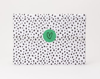 Seidenpapier Pinsel-Punkte 35x50 cm / 50x70 cm | Punkte, Dots, Verpackung, Geschenkverpackung, Geschenkpapier, Verpacken Bestellungen