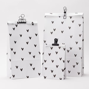 Gift bags hearts | Paper bags, gift wrapping